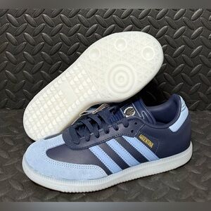 Adidas Samba AFA Argentina Soccer Shadow Navy Blue JR6352 Mens Size 5 Womens 6